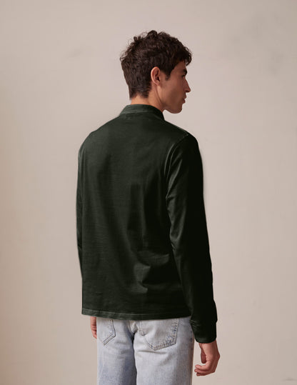 Green cotton Charles T-shirt