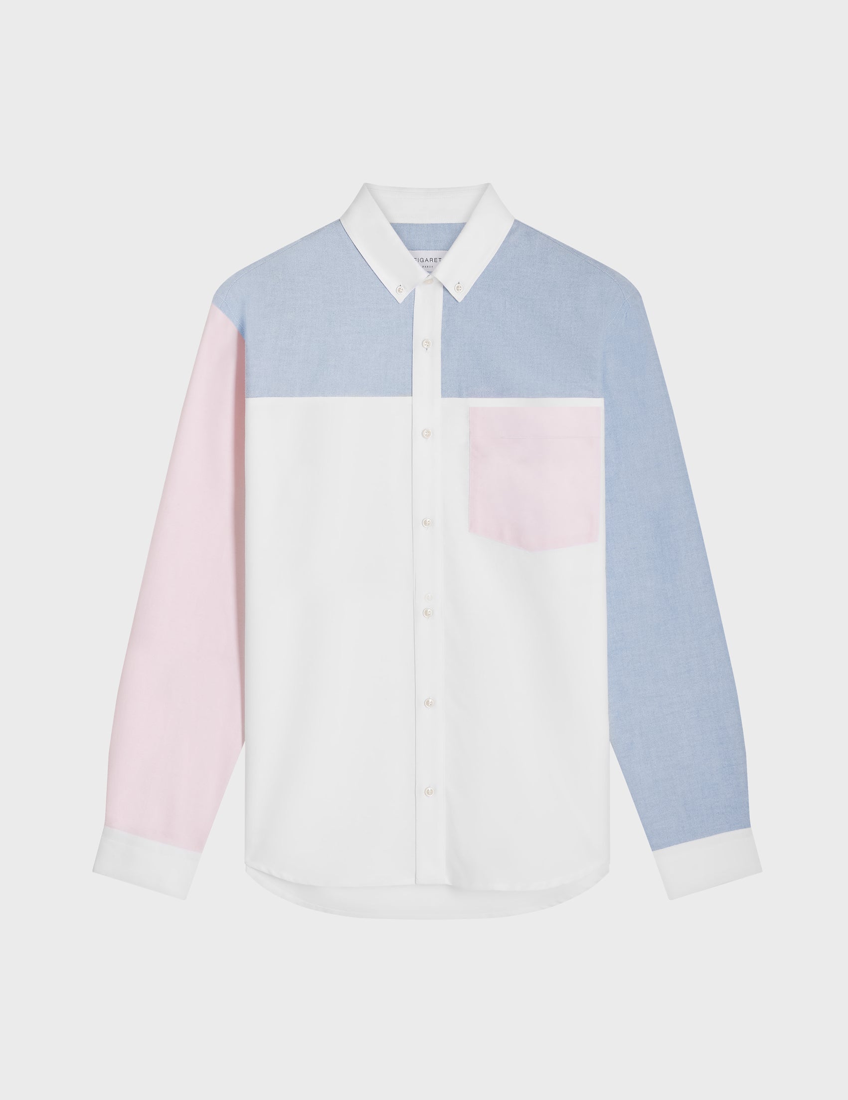 Pink Ambroise fun shirt - Oxford - American Collar