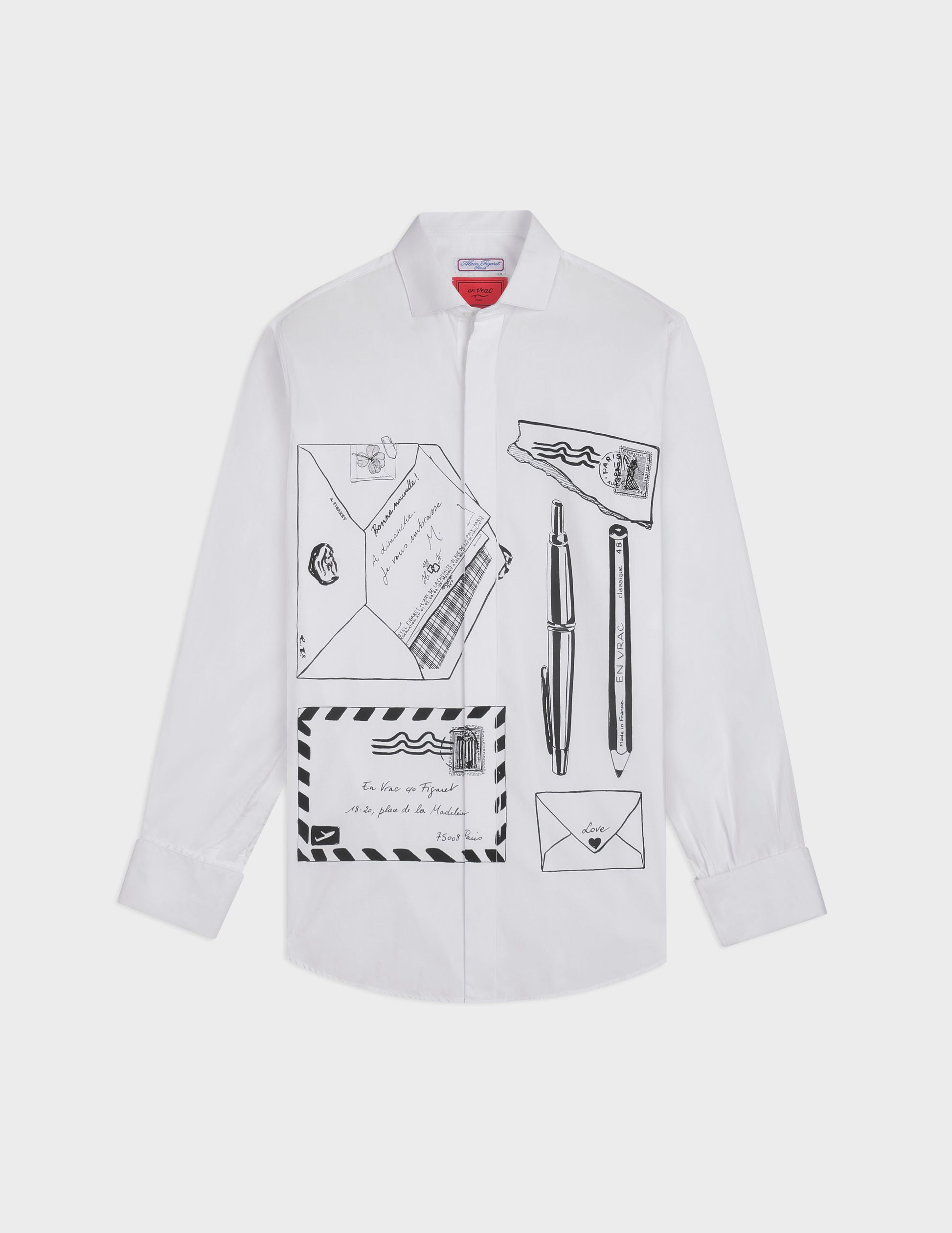 White Good News Shirt - Figaret x En Vrac