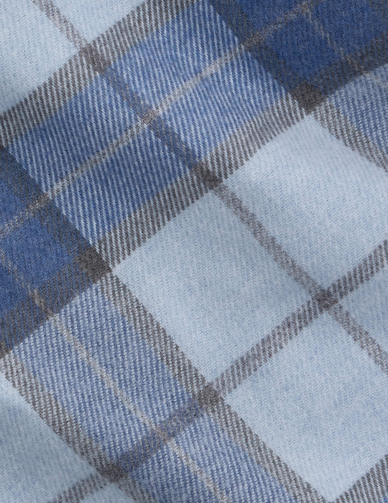 Florian blue checked shirt - Flannel - French Collar#6