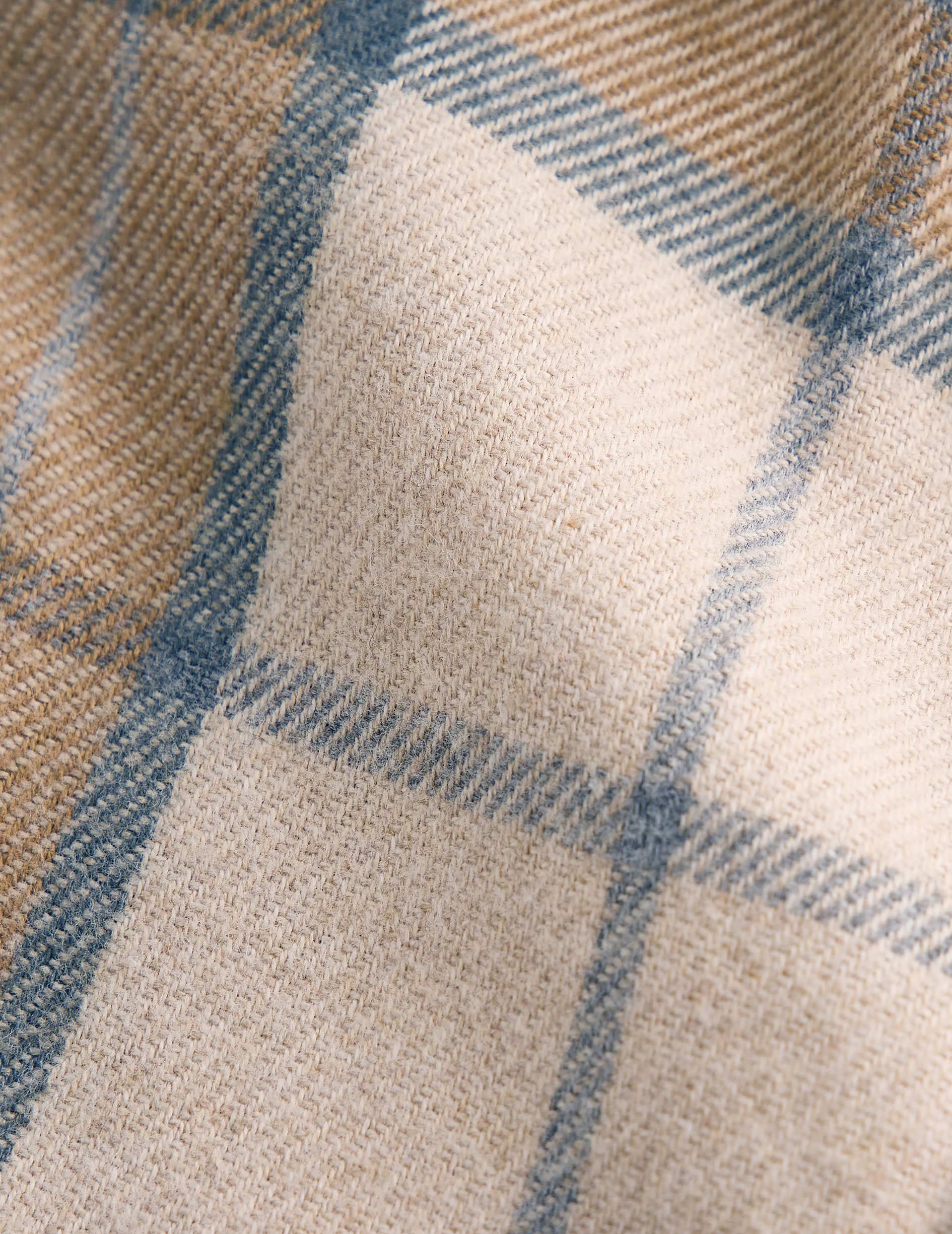 Florian beige checked shirt - Flannel - French Collar