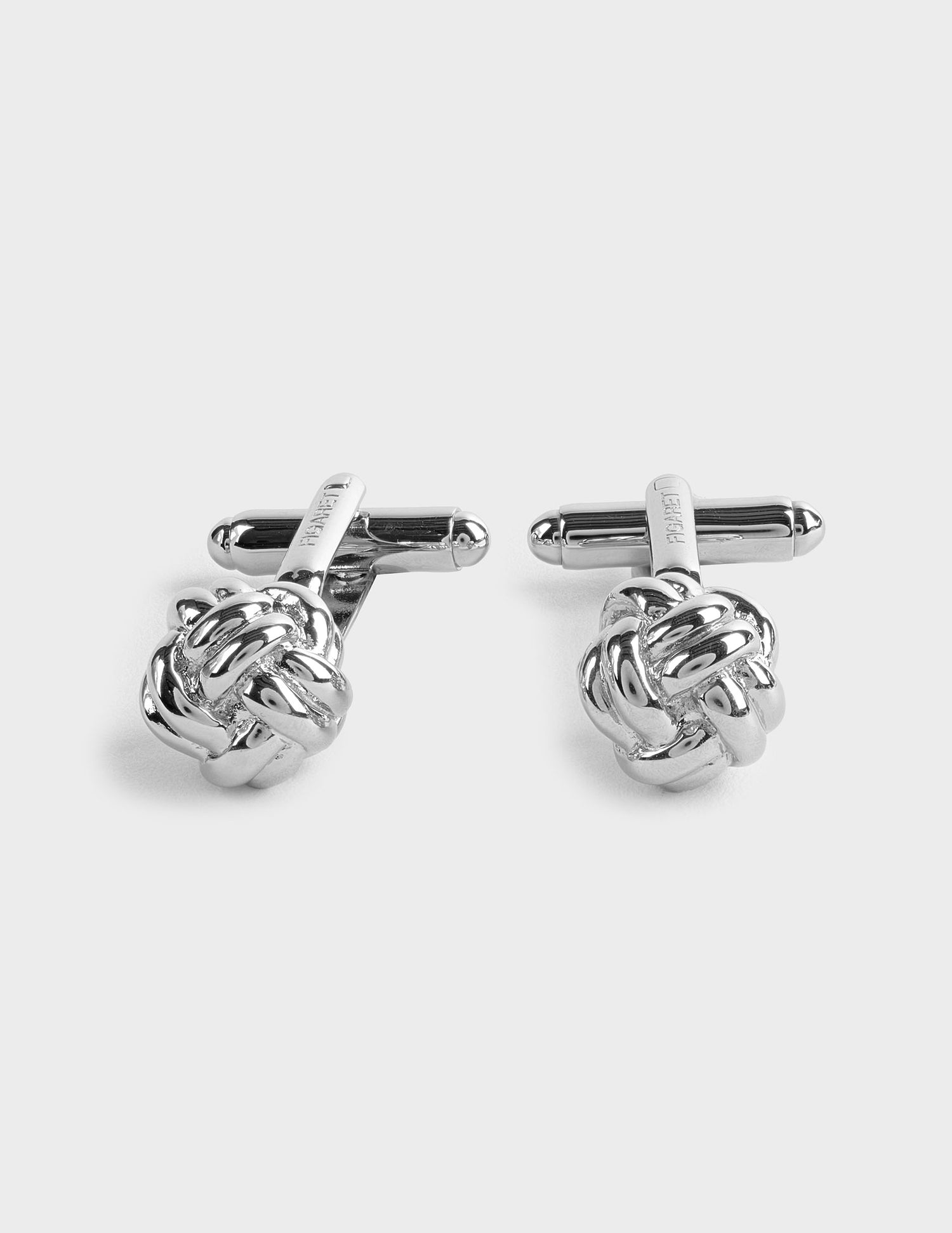 Silver knot cufflinks