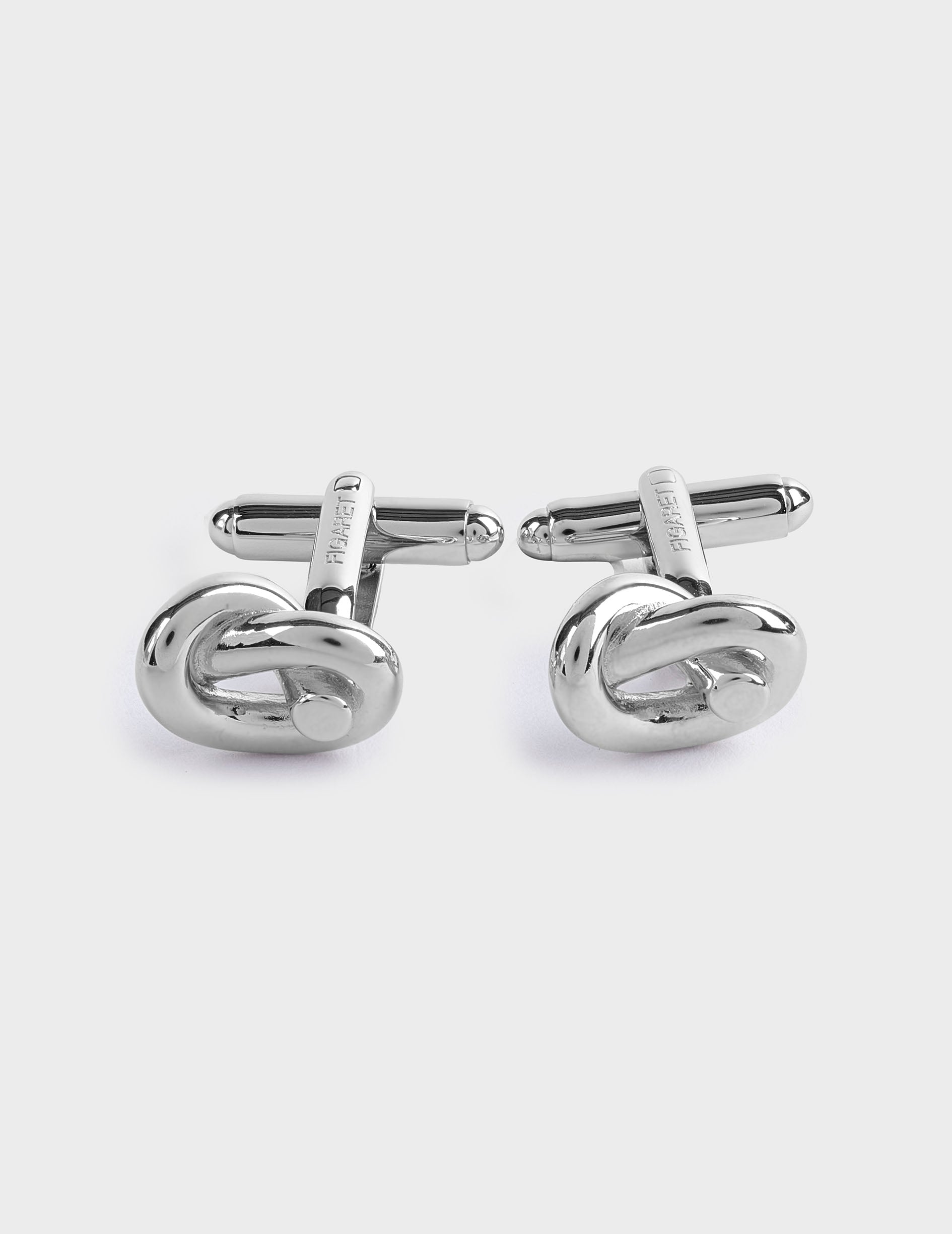 Silver sailor knot cufflinks