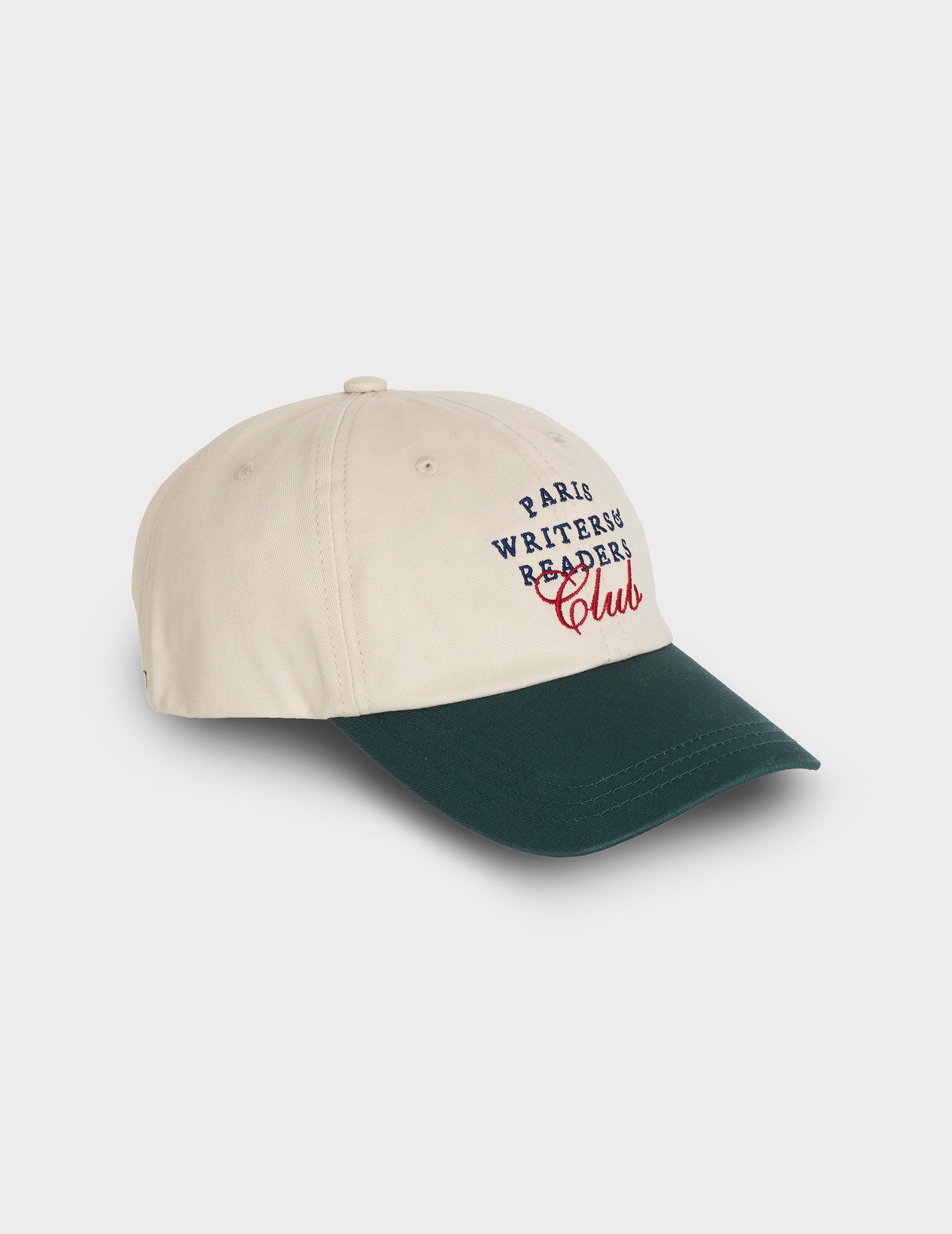 Messy Nessy embroidered ecru cap