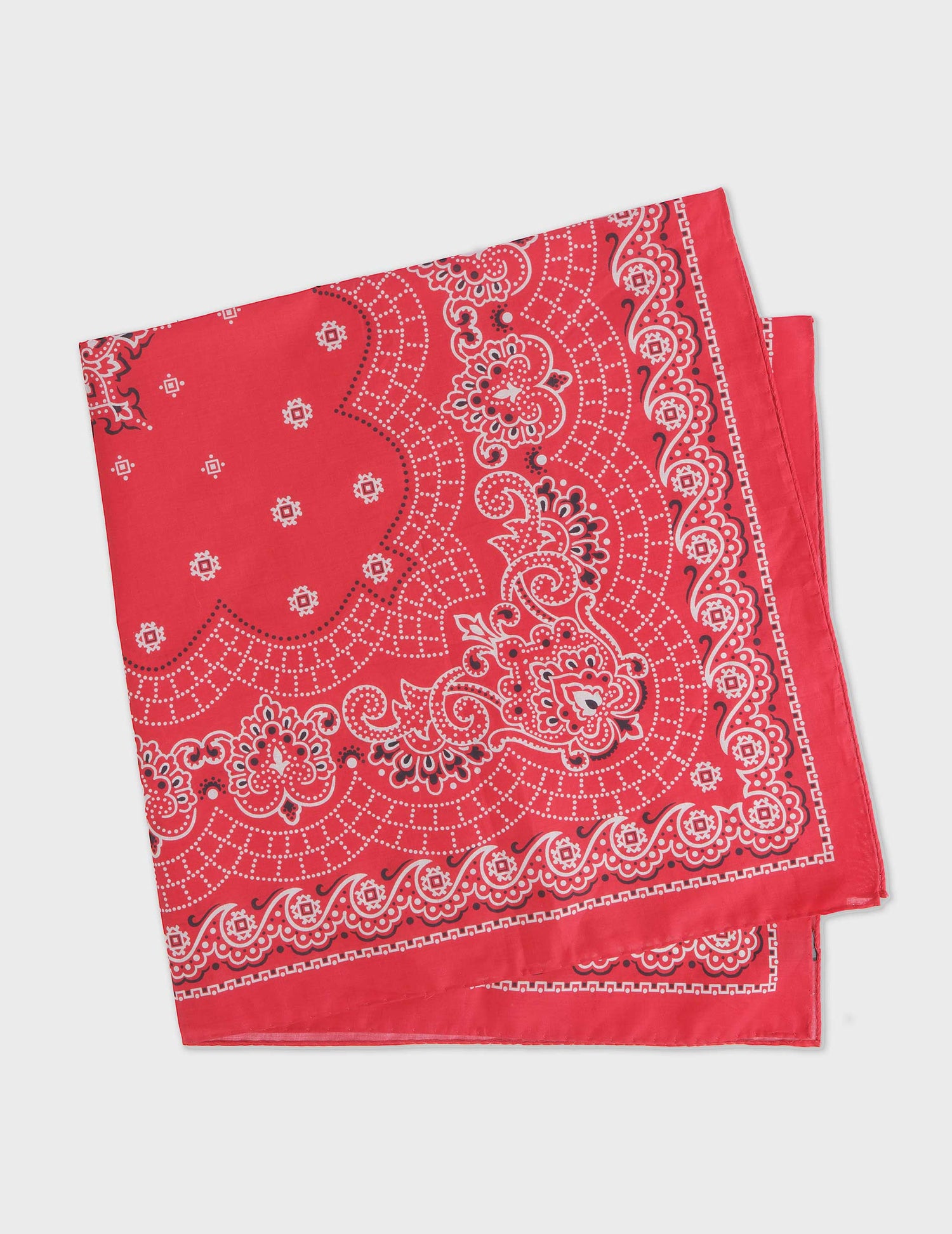 Bandana in red cotton print