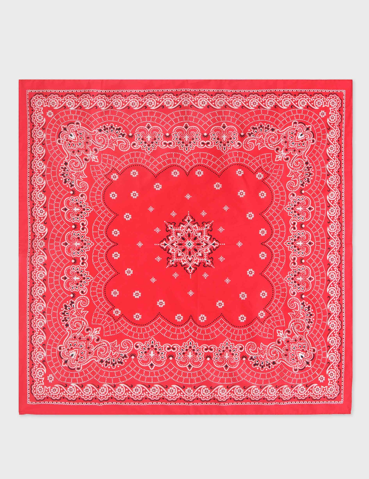 Bandana in red cotton print