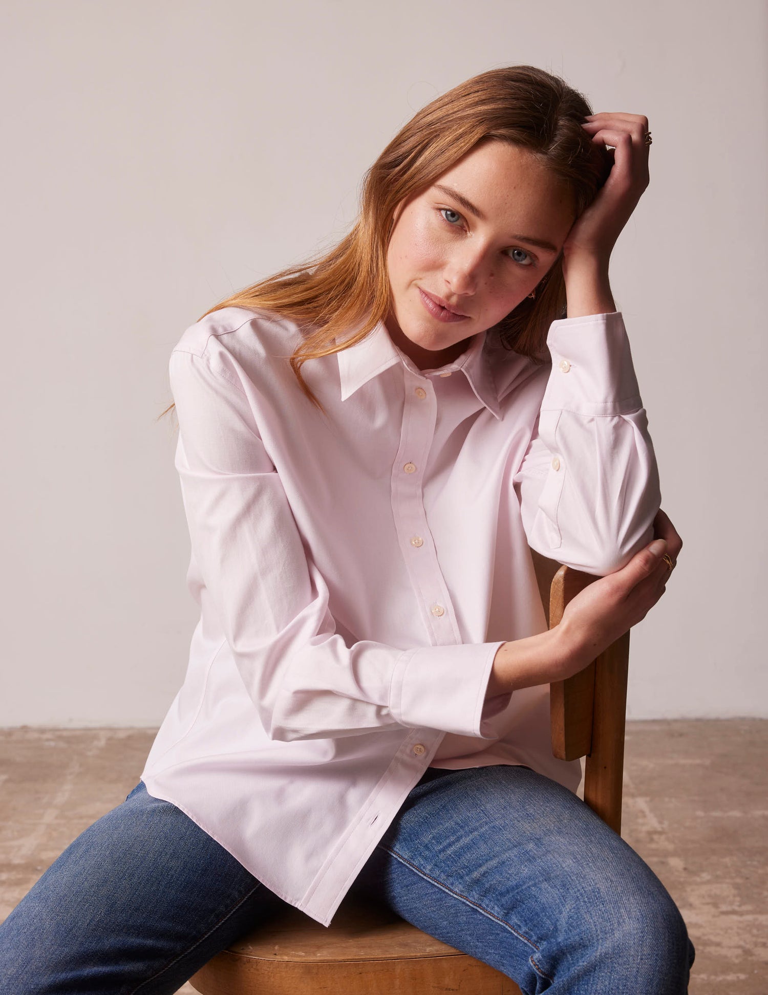 Pink Ambre shirt - Façonné - Chemise Collar