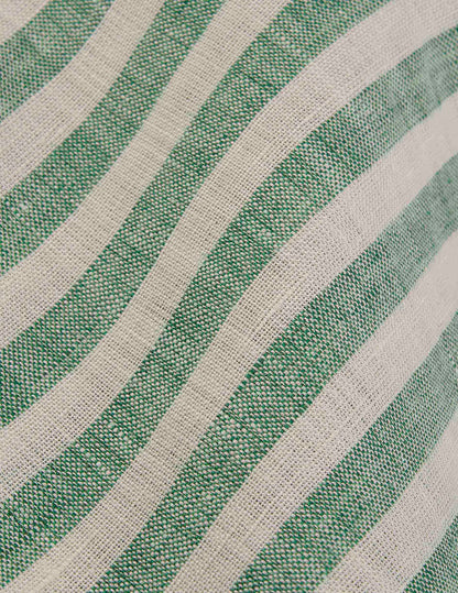 Green striped linen Ambre shirt