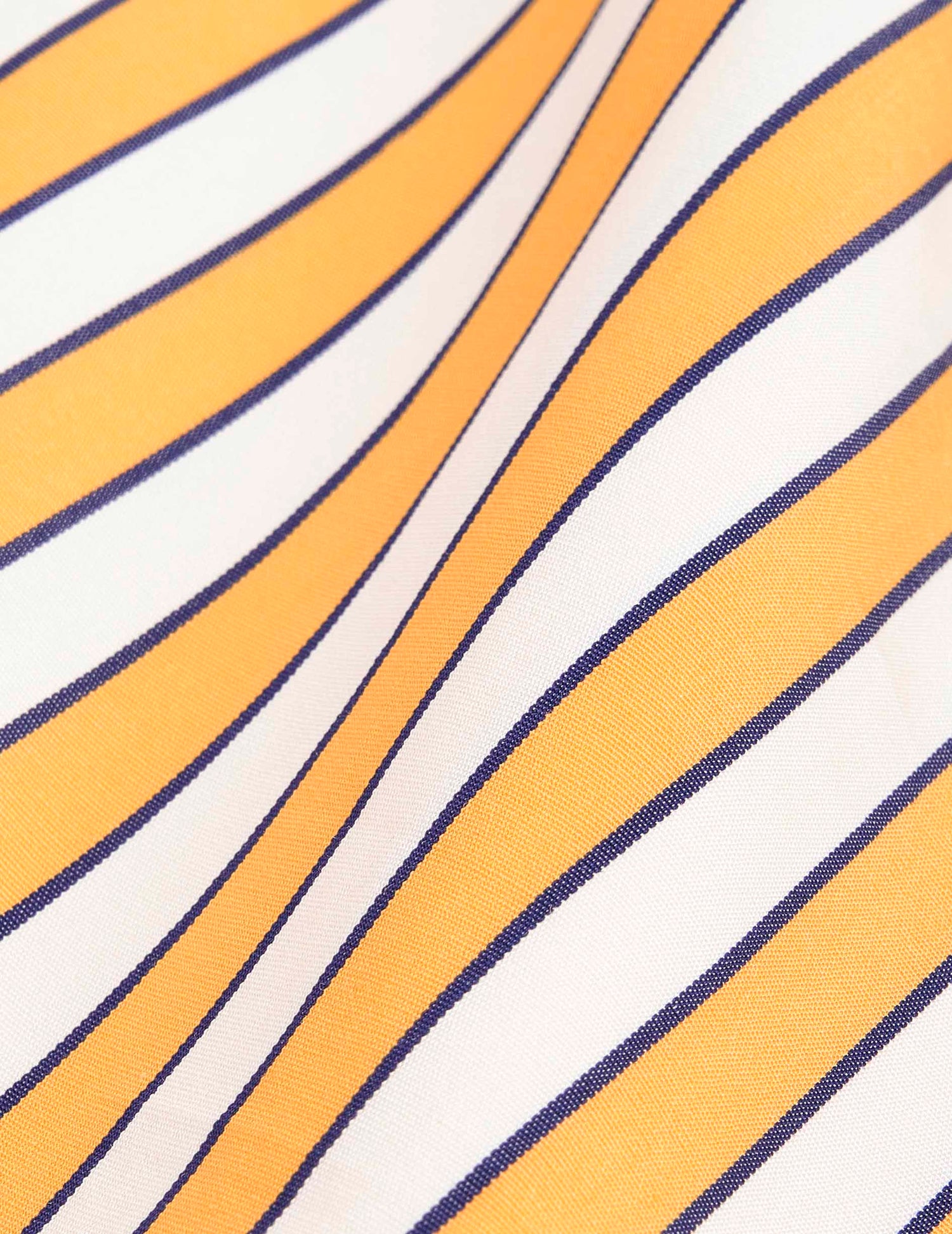 Yellow striped Charlotte shirt - Popeline - Chemise Collar#5