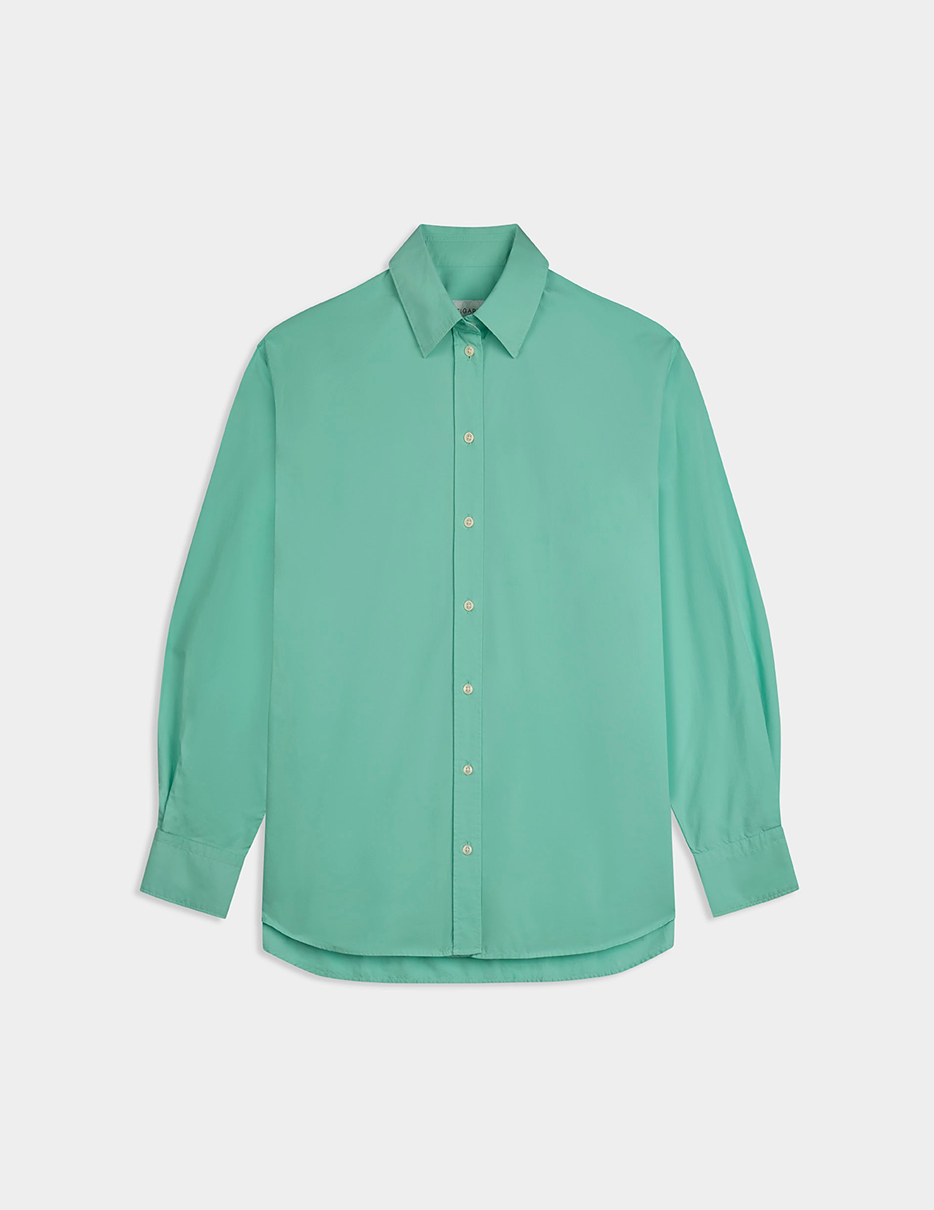 Oversized green Delina shirt