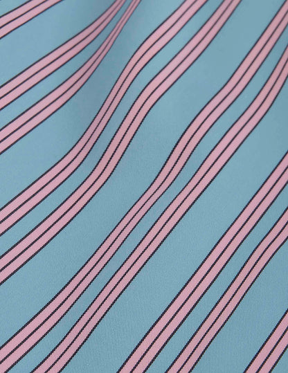 Oversized blue striped Delina shirt
