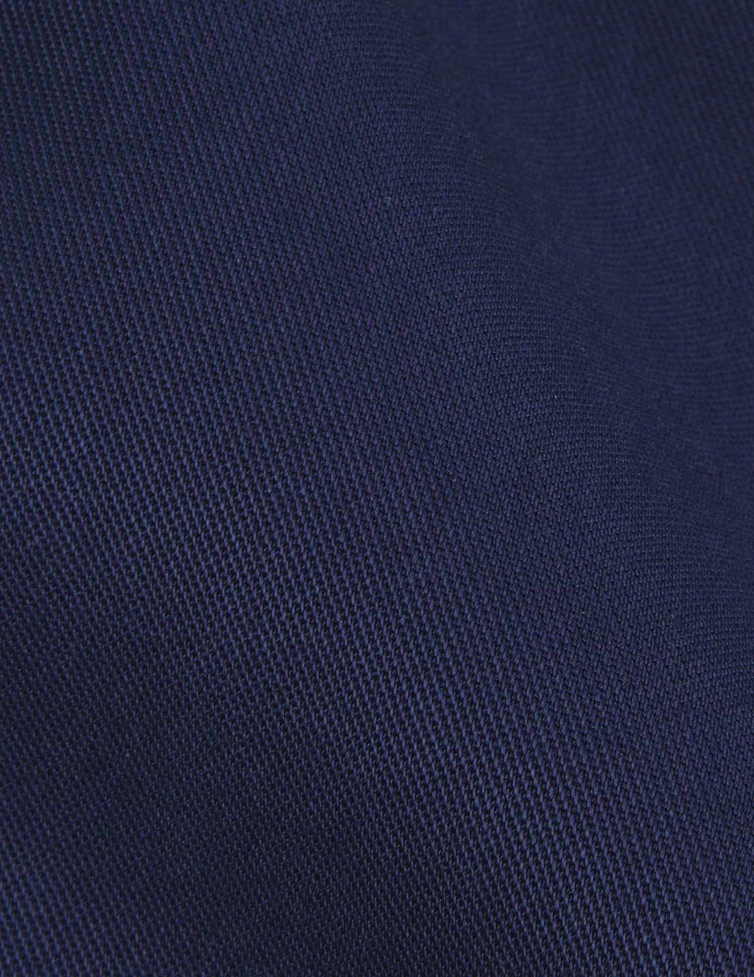 Navy blue Innaée shirt with hidden button placket - Twill - Droit montant pointe Collar#5