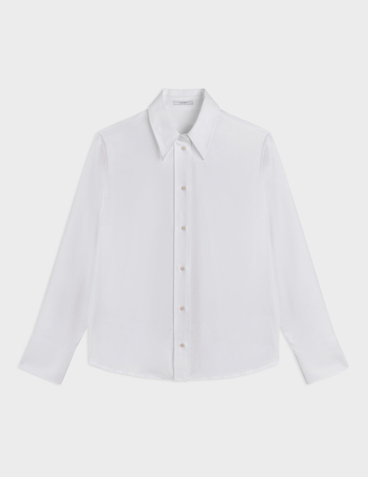 Chemise Innah blanche - Oxford - Col Long#4