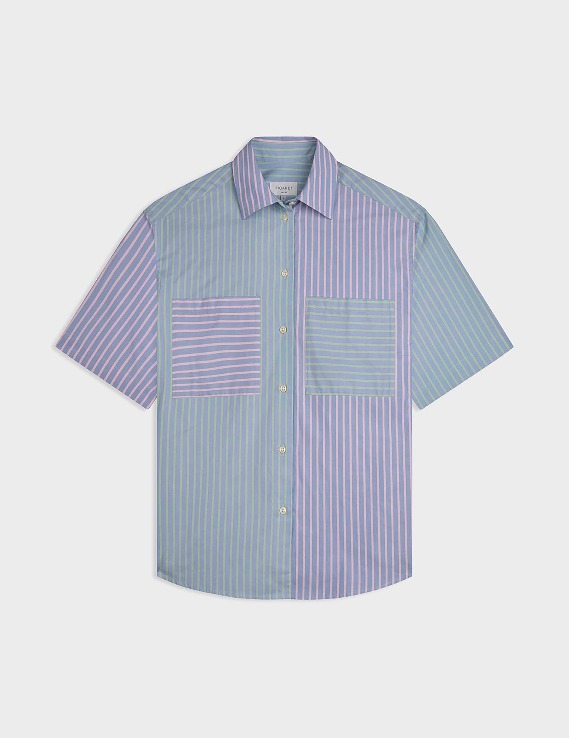 Short sleeve green Lilou Fun shirt