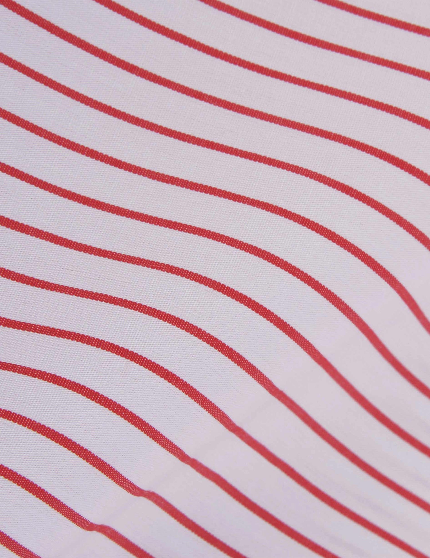 Red striped Linda shirt - Poplin - Italian Collar#5