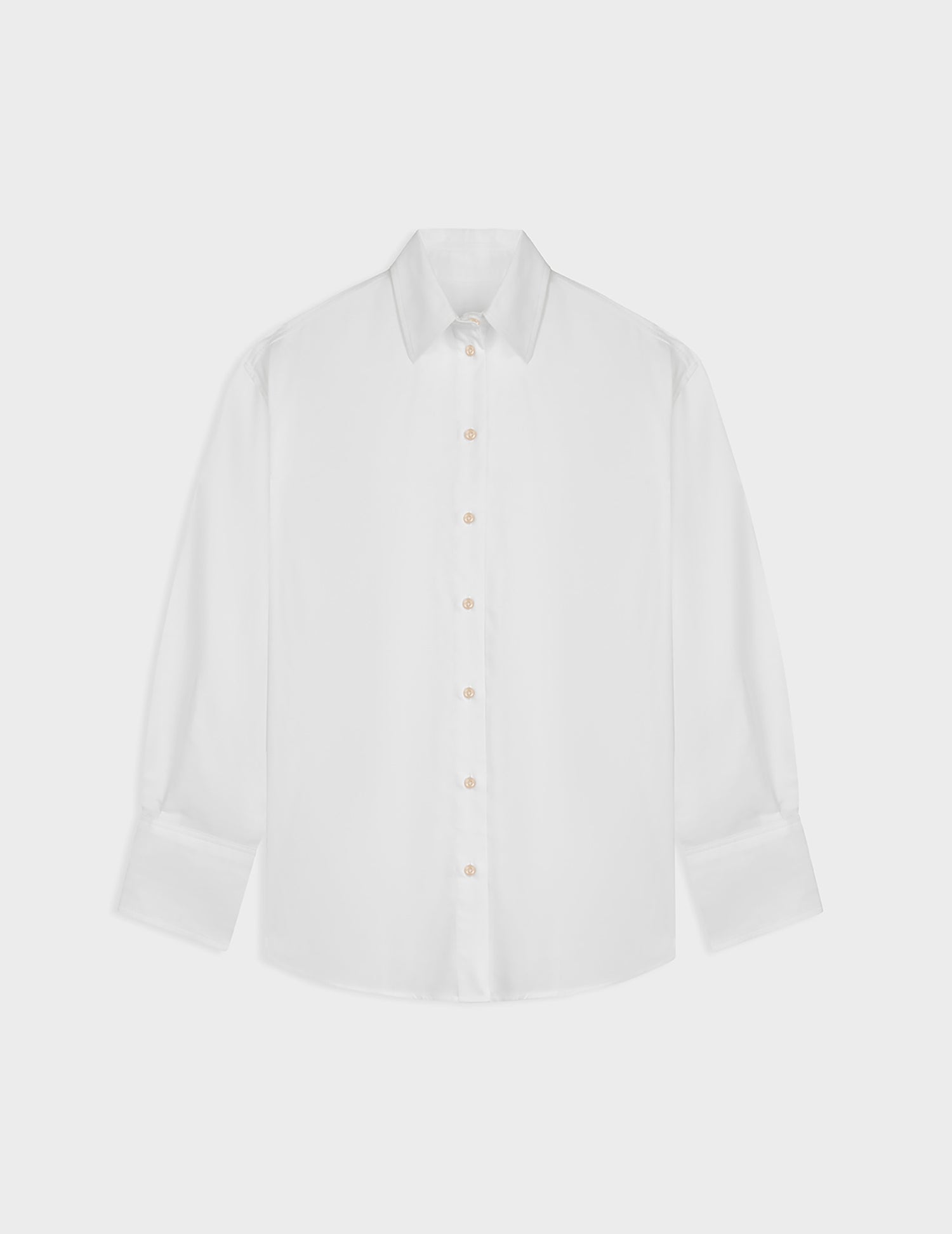 Chemise oversize Lizandra blanche - Oxford - Col Chemise#4