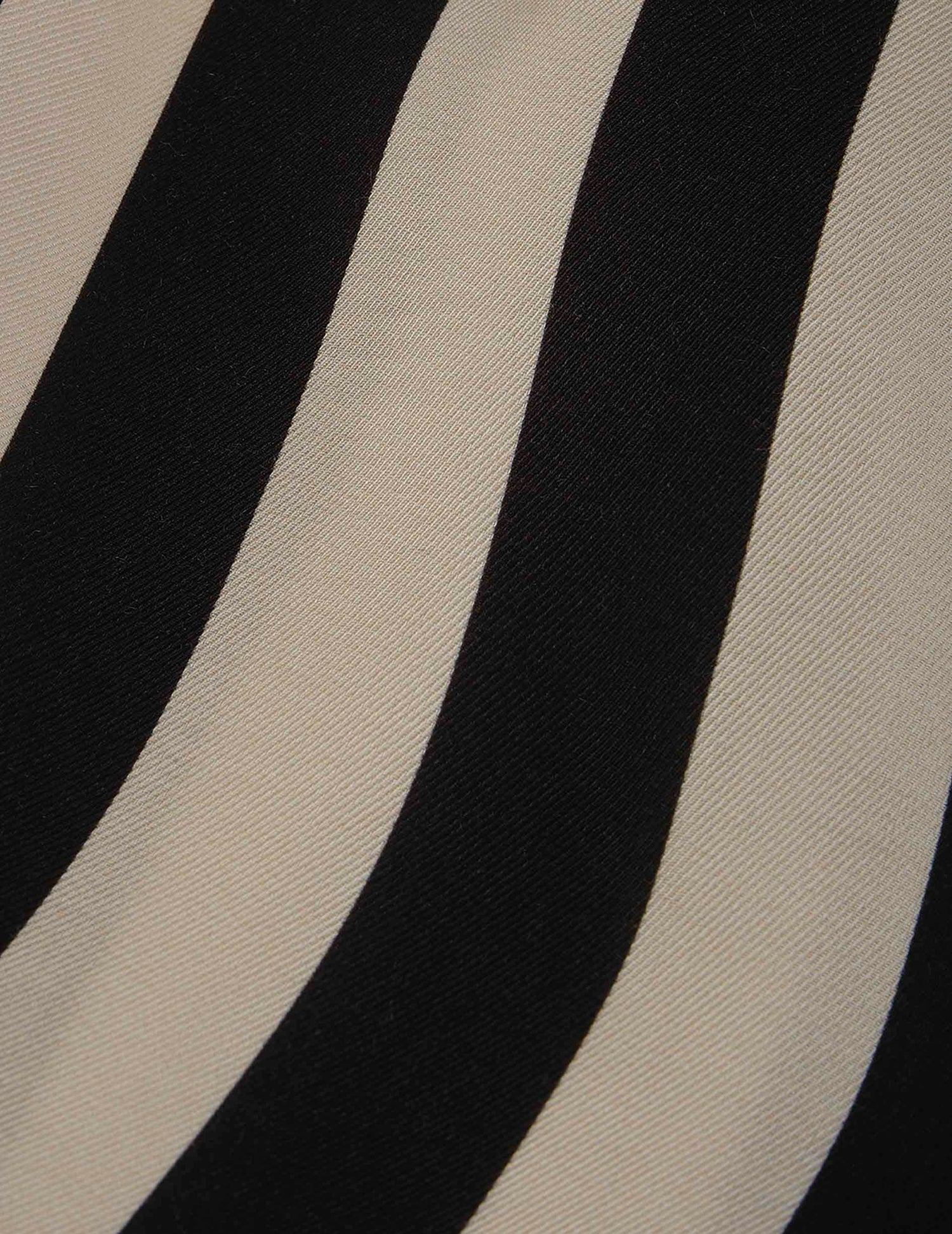 Black and ecru Lizandra striped fun shirt - Twill - Shirt Collar#5