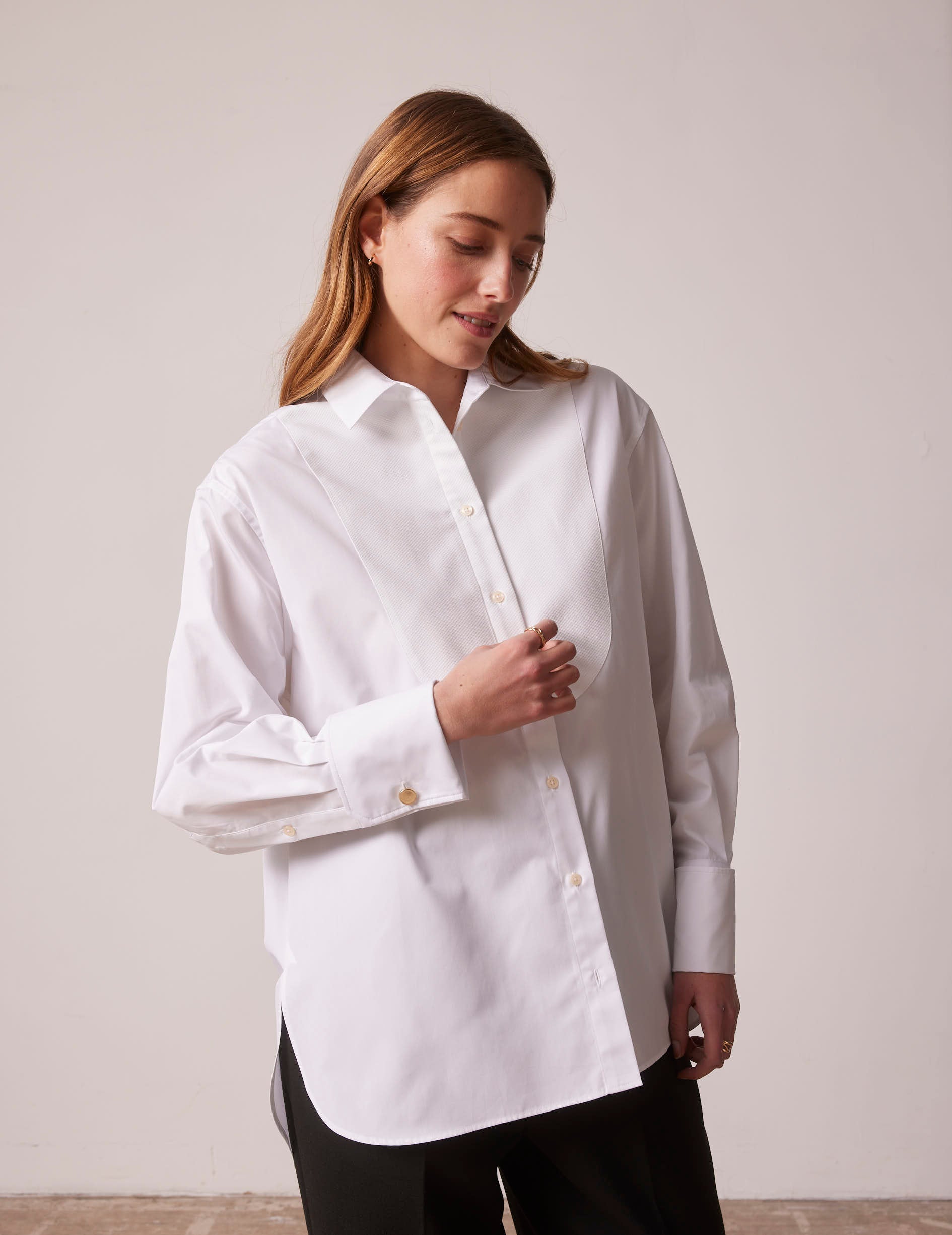 Oversized Louna shirt with bib