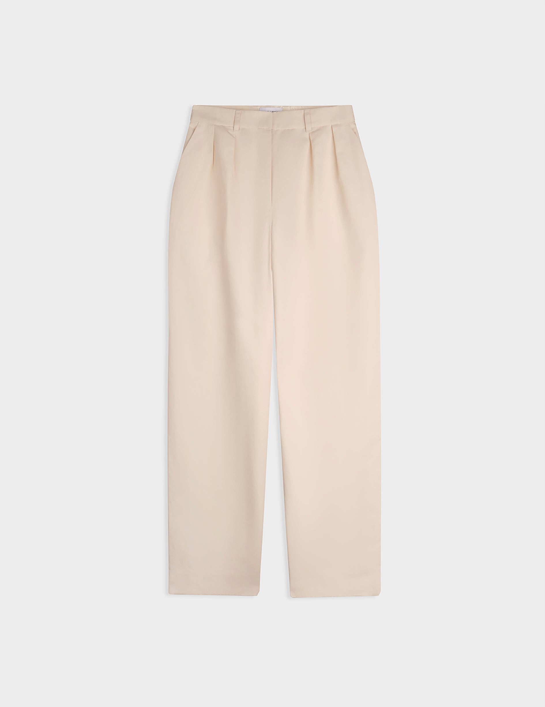 Ecru Lyzie pants in cotton and linen