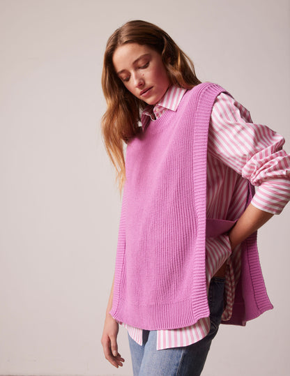 Pink cotton Ilonna vest