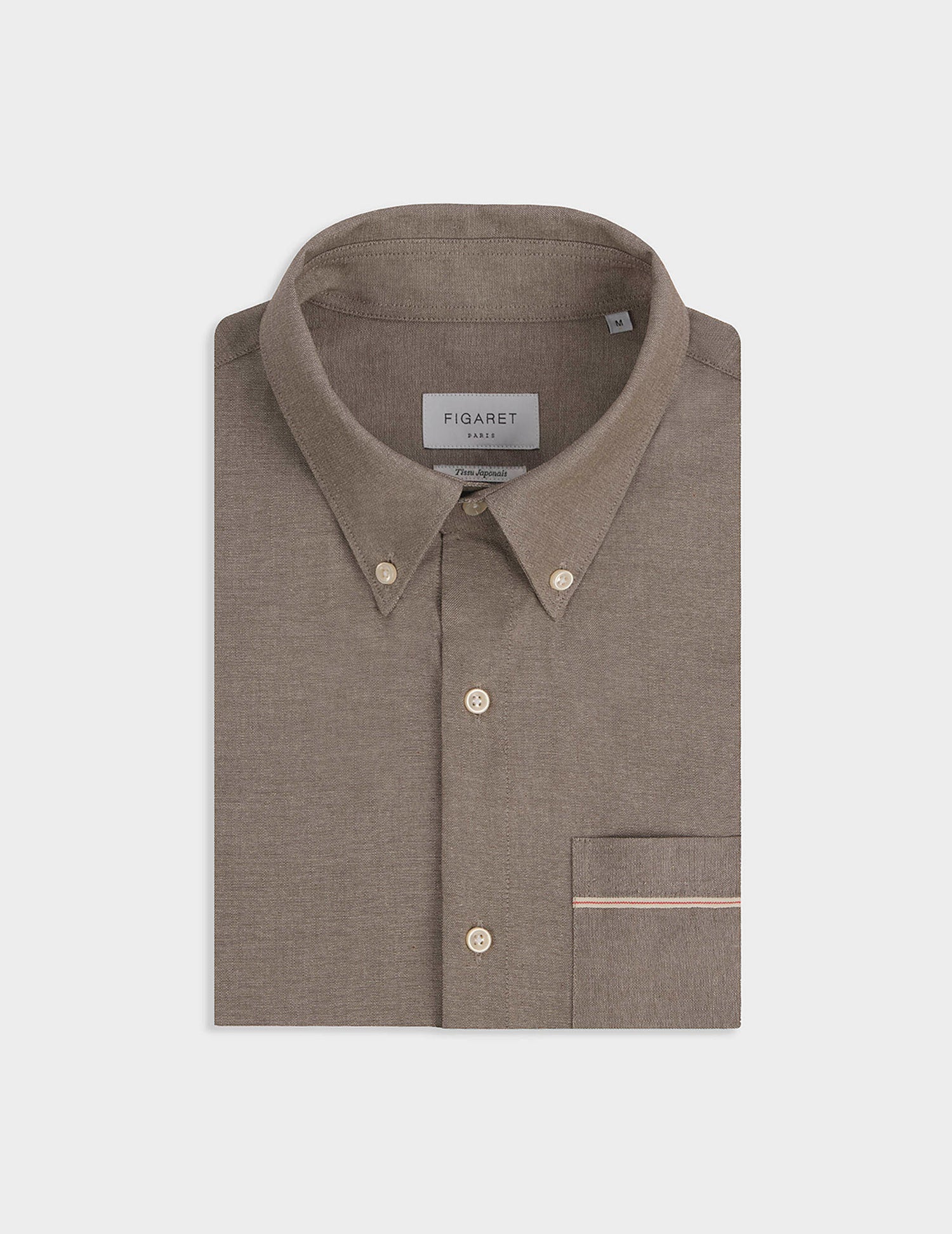 Grey Armand shirt - Toile selvedge - Prodigieux boutonné Collar#3