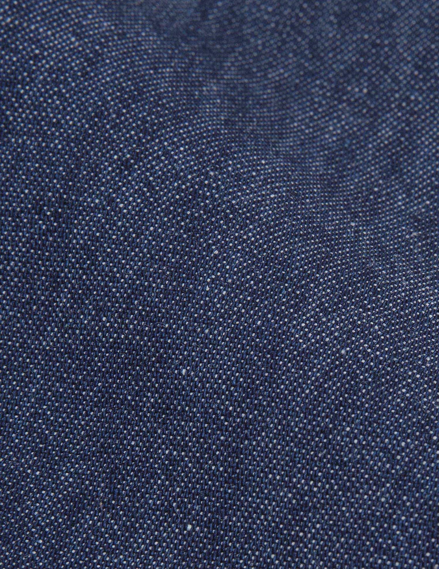 Chemise popover Arthur en denim marine - Denim - Col Officier en pointe déportée#5