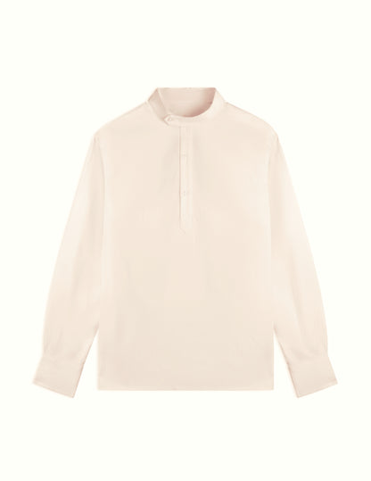 Arthur unisex popover shirt ecru