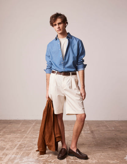 Blue denim Auguste shirt