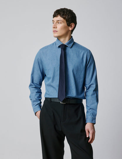 Auguste blue denim shirt