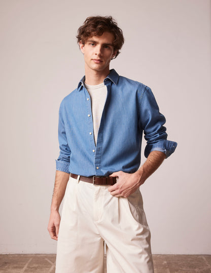 Blue denim Auguste shirt