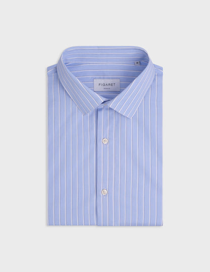 Blue striped Auguste shirt