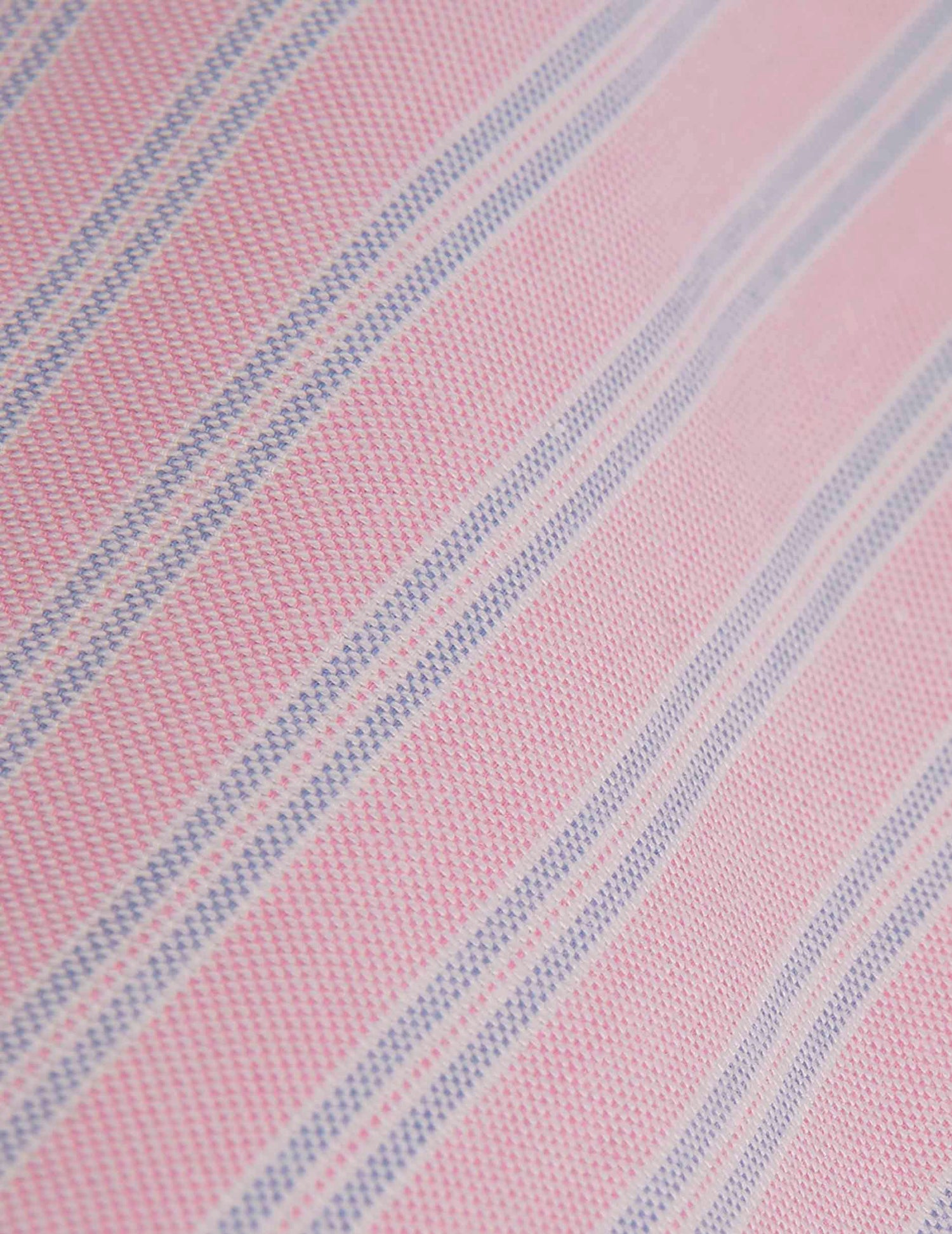 Chemise Auguste rayée rose - Oxford - Col Français#4