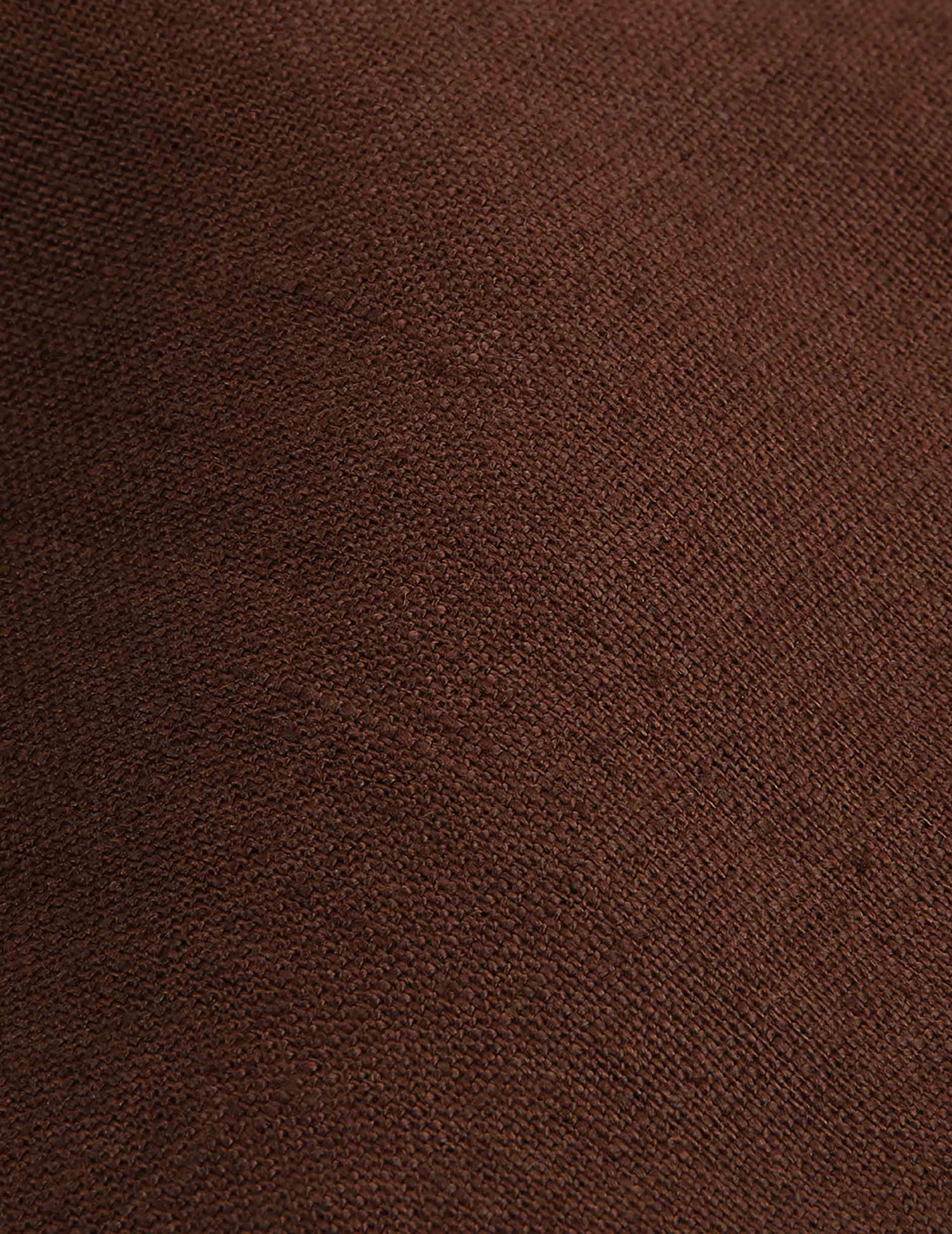 Brown linen Auguste shirt - Lin - Français Collar#5