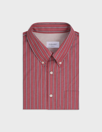 Red striped Aurélien shirt