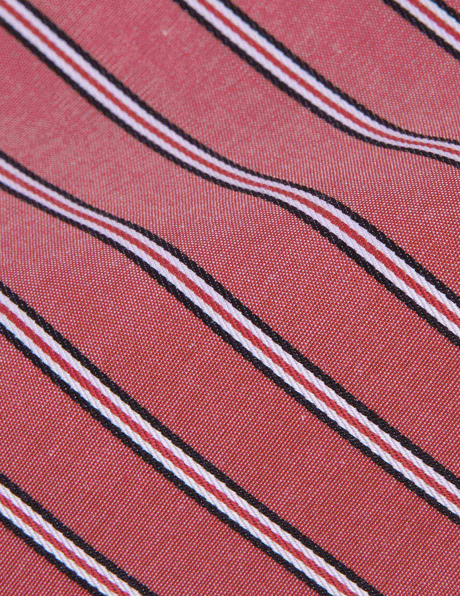 Red striped Aurélien shirt - Poplin - Prodigious buttoned Collar#7