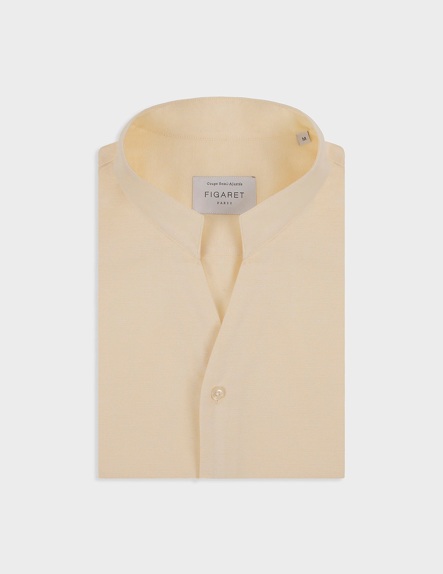 Chemise Carl jaune - Oxford - Col Carl#4