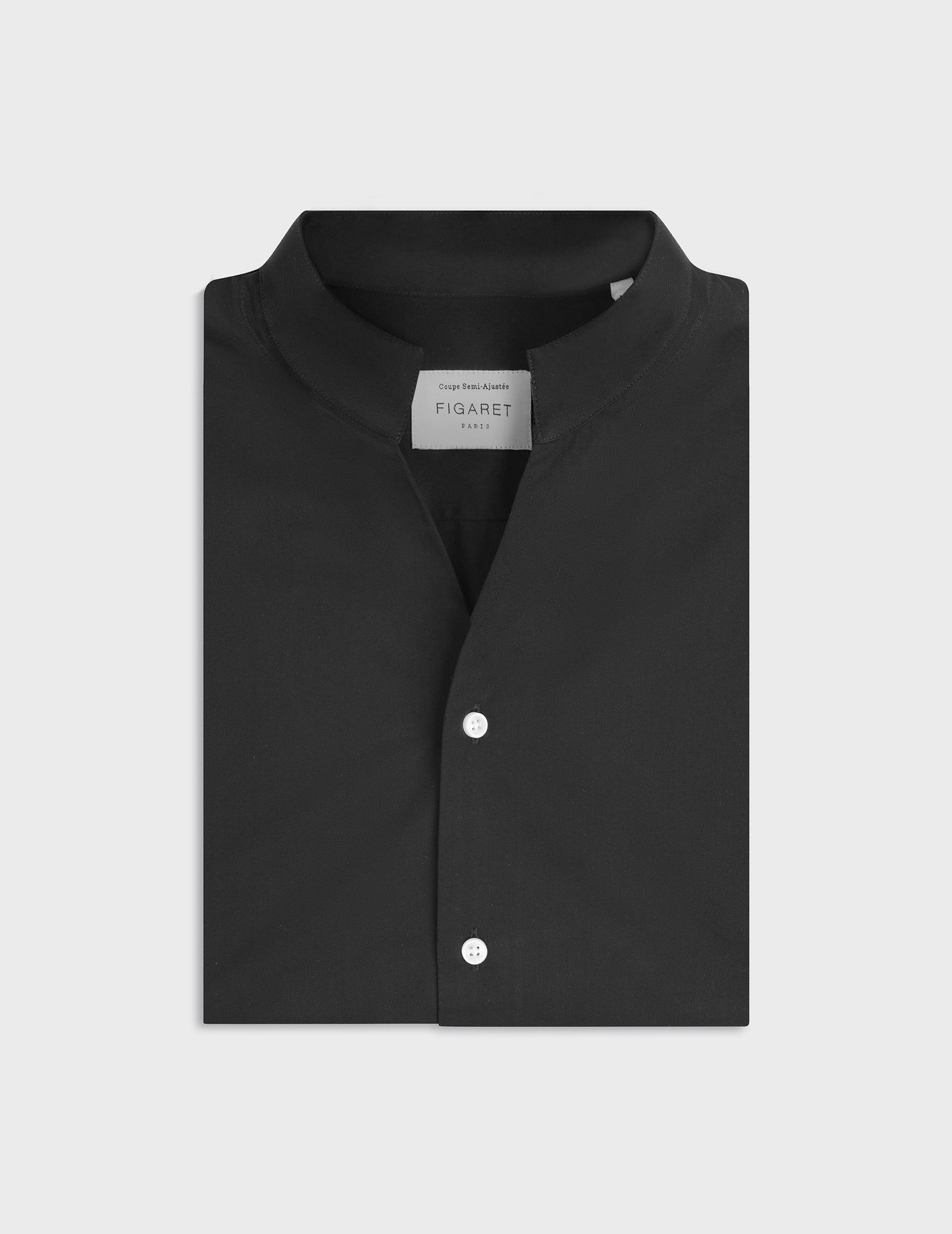 Carl black shirt - Twill - Carl Collar