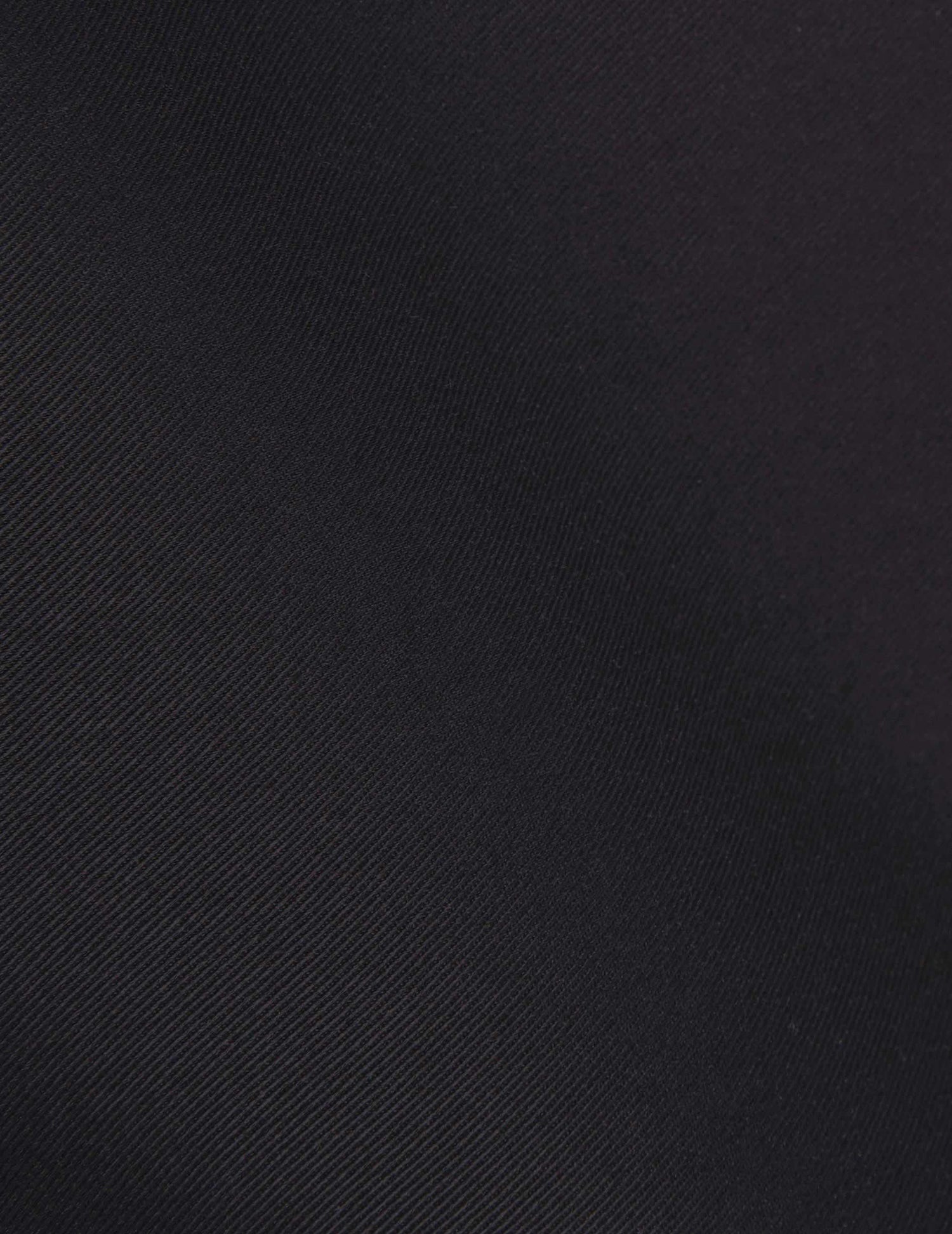 Black Carl shirt - Twill - Open straight Collar#4