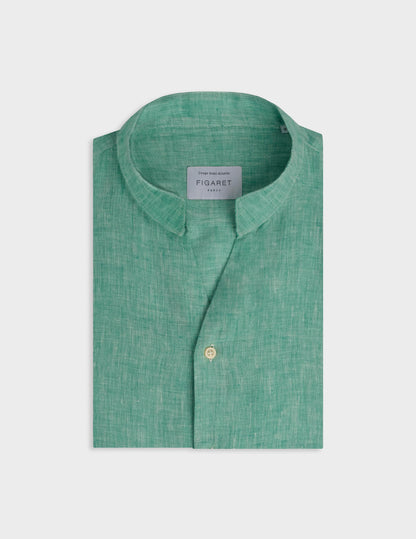 Green linen Carl shirt