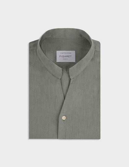 Green linen Carl shirt