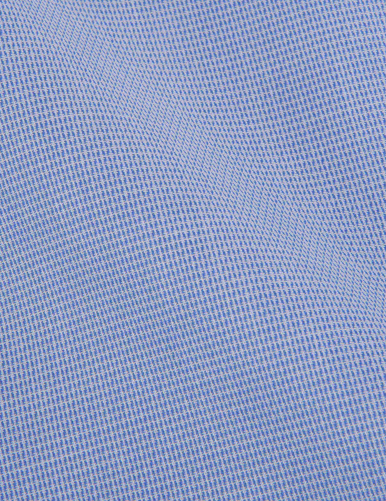 Chemise classique bleue - Façonné - Col Figaret#2