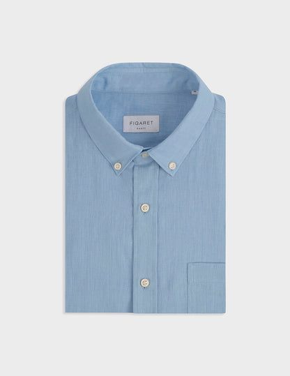 Blue linen Gabriel shirt