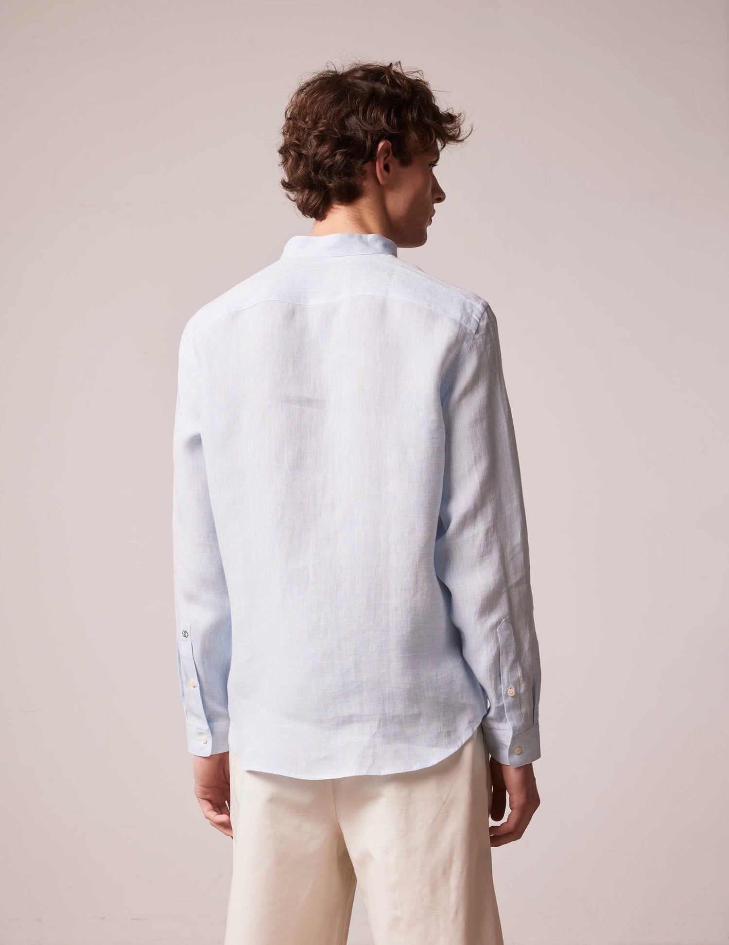 Blue linen Herwin shirt
