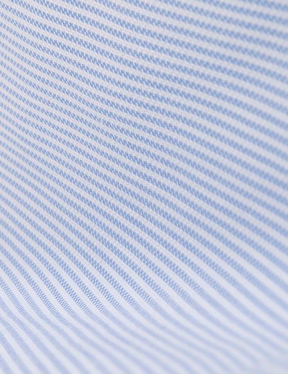 Blue striped Hilario popover shirt