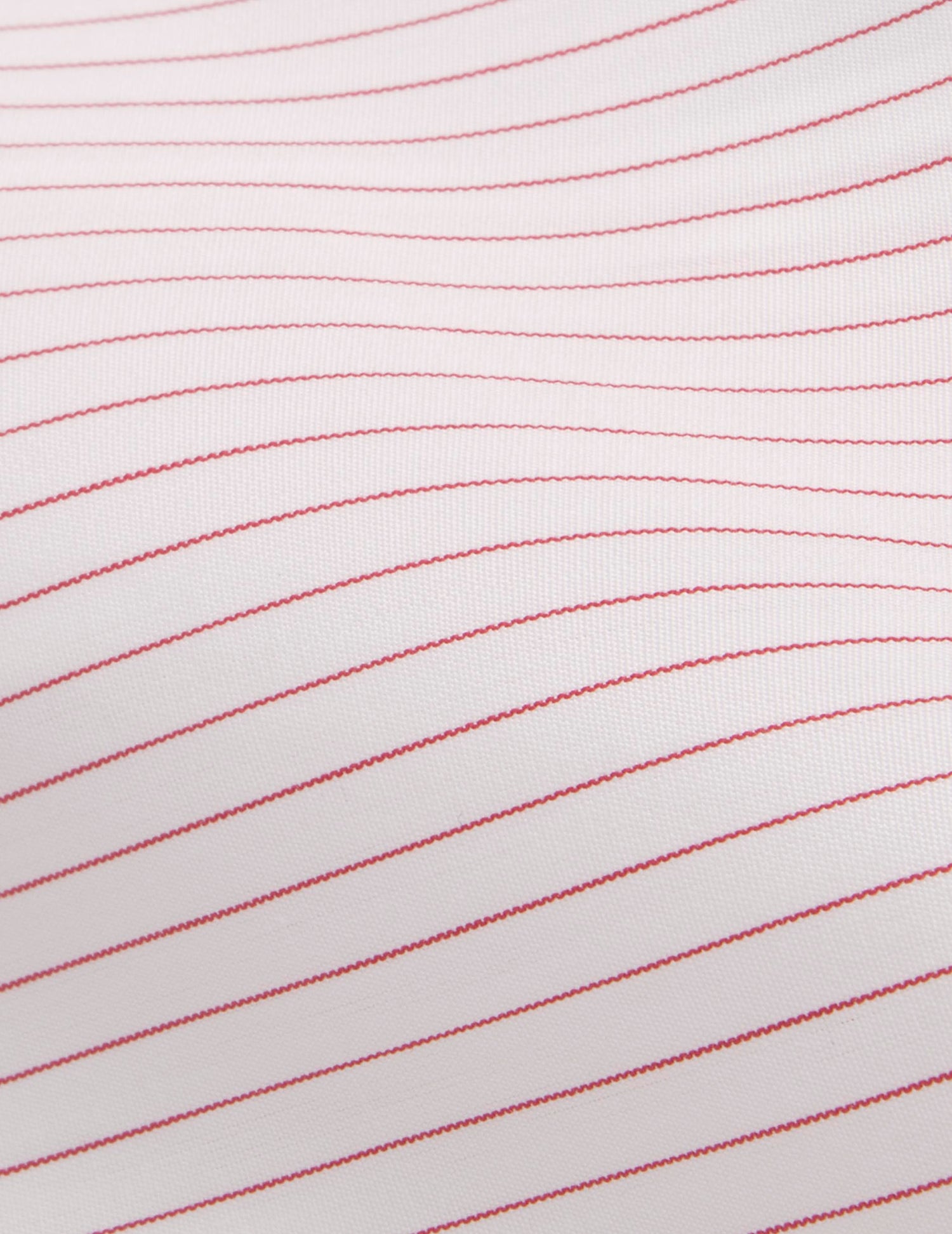 Red striped semi-fitted shirt