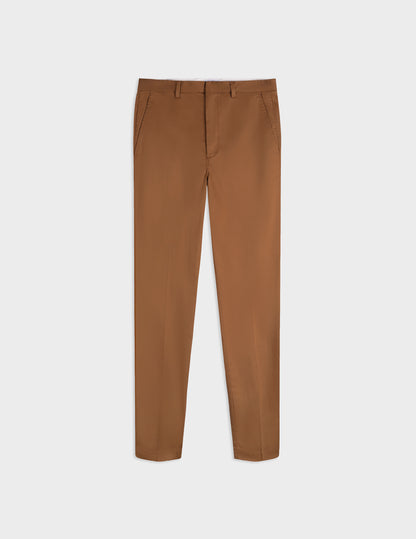 Brown twill Geofrey chinos