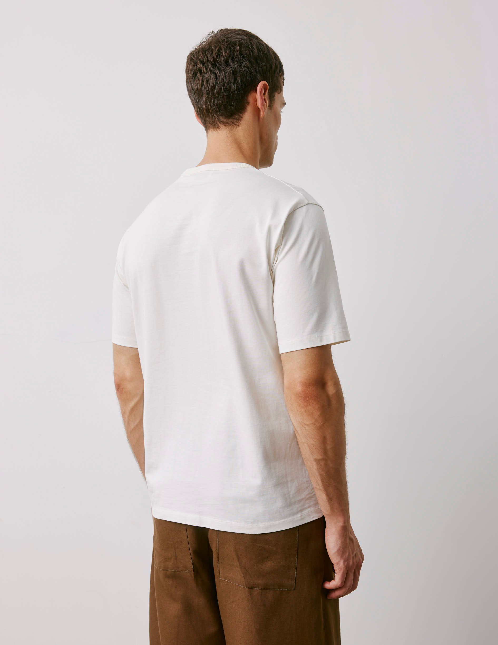 Marcel ecru Supima cotton t-shirt