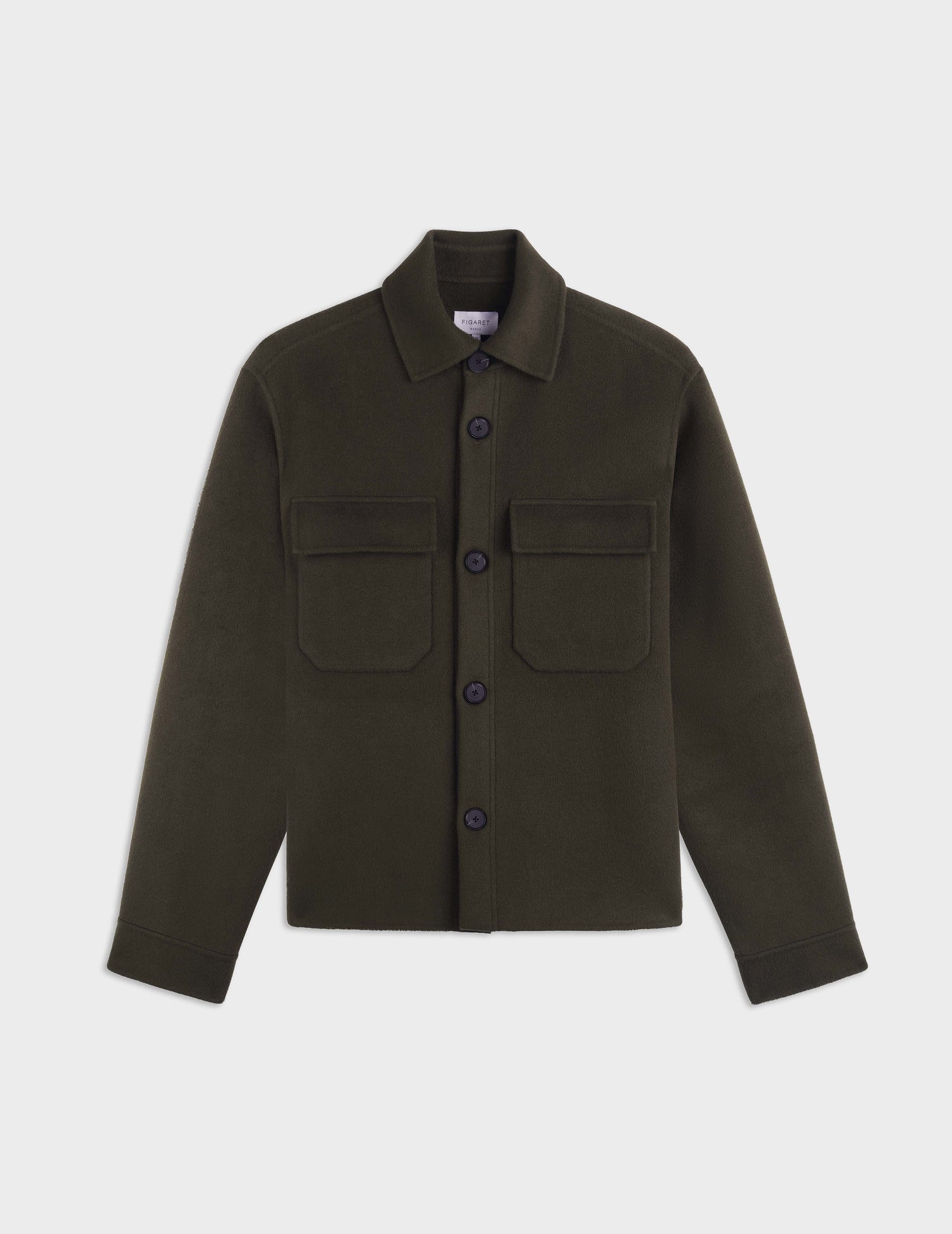 Khaki wool Inoa jacket