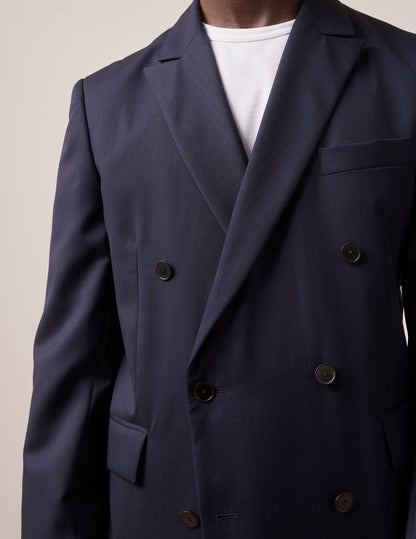 Navy blue wool Lisandro jacket