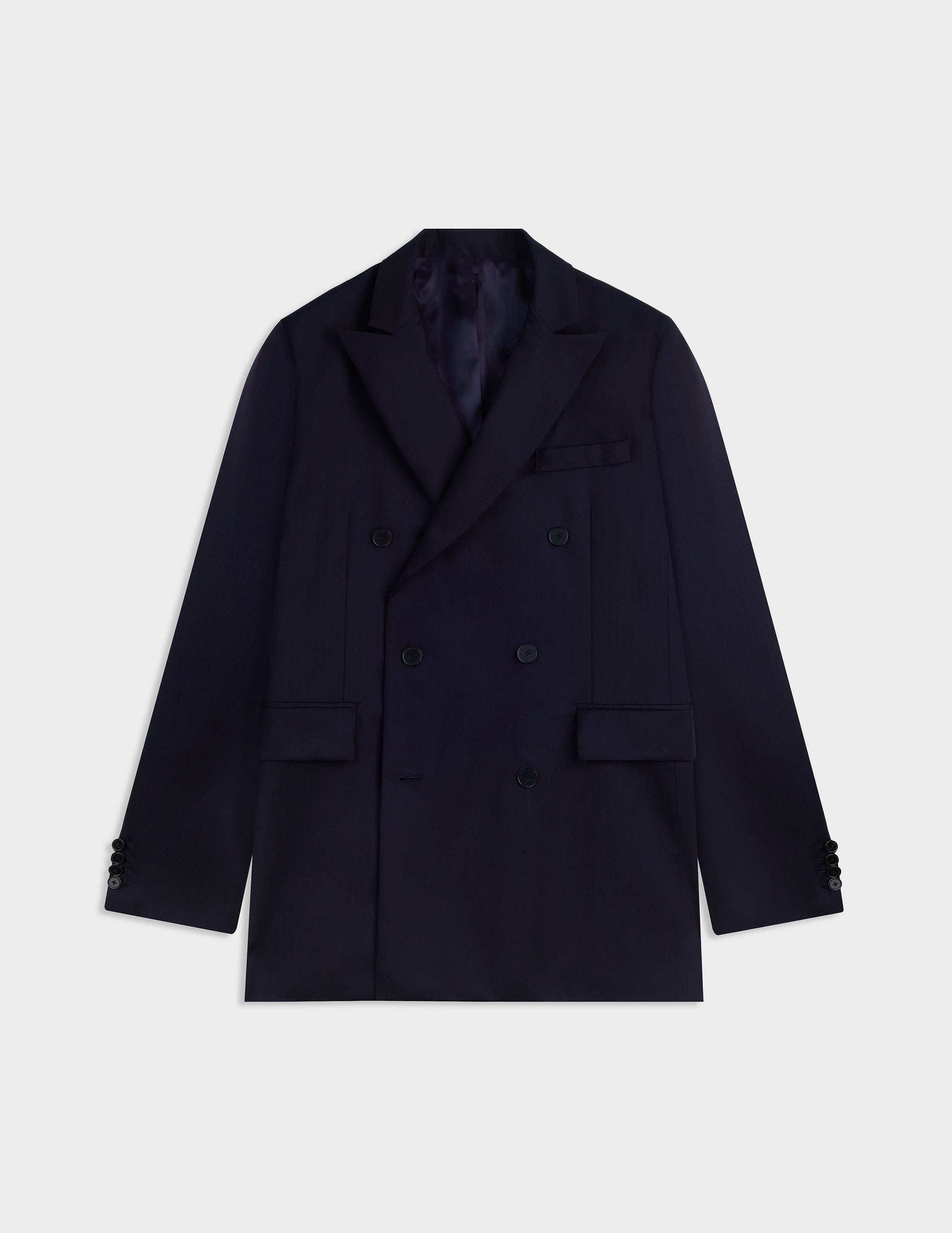 Navy blue wool Lisandro jacket